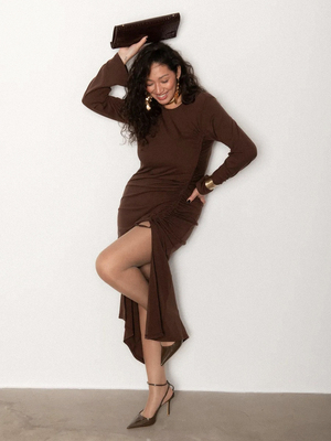 Смотреть модные образы с валберриз с Платье (артикул 274752448)