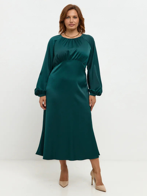 Смотреть модные образы с валберриз с Платье (артикул 535855356)