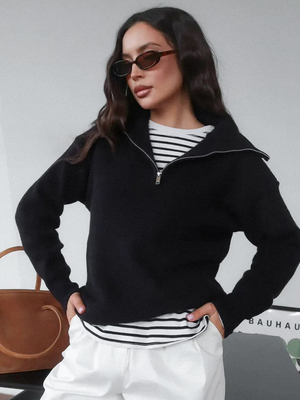 Смотреть модные образы с валберриз с Свитер (артикул 254948965)