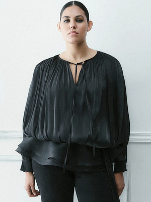 Смотреть модные образы с валберриз с Блуза (артикул 584688648)