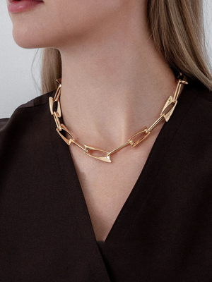 Смотреть модные образы с валберриз с Колье (артикул 402520155)