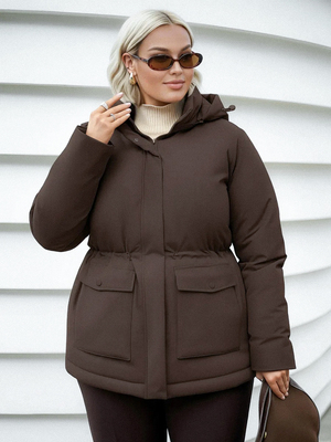 Смотреть модные образы с валберриз с Куртка ❄️ (артикул 559420398)