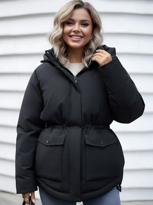 Смотреть модные образы с валберриз с Куртка ❄️ (артикул 496183781)