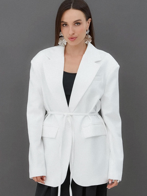 Смотреть модные образы с валберриз с Жакет (артикул 433638845)