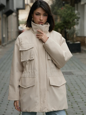 Смотреть модные образы с валберриз с Куртка (артикул 505010377)