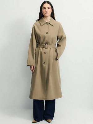 Смотреть модные образы с валберриз с Плащ (артикул 853252625)